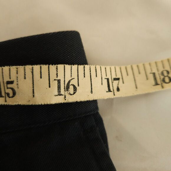 LL Bean Womens 16P Petite 34x26 Navy Blue Original Fit High Rise Pants - Picture 5 of 8